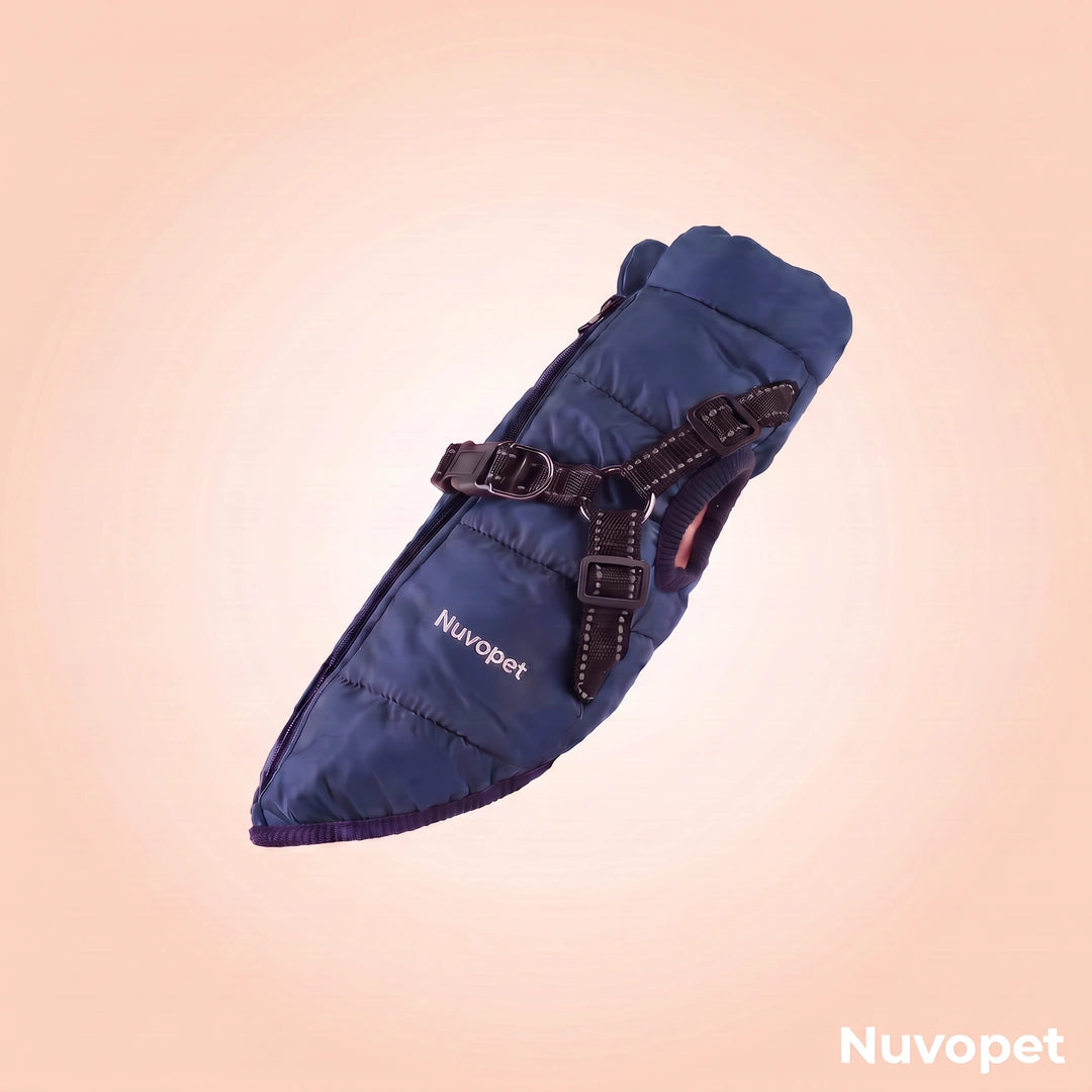 Manteau chien Nuvopet couleur Bleu marine
